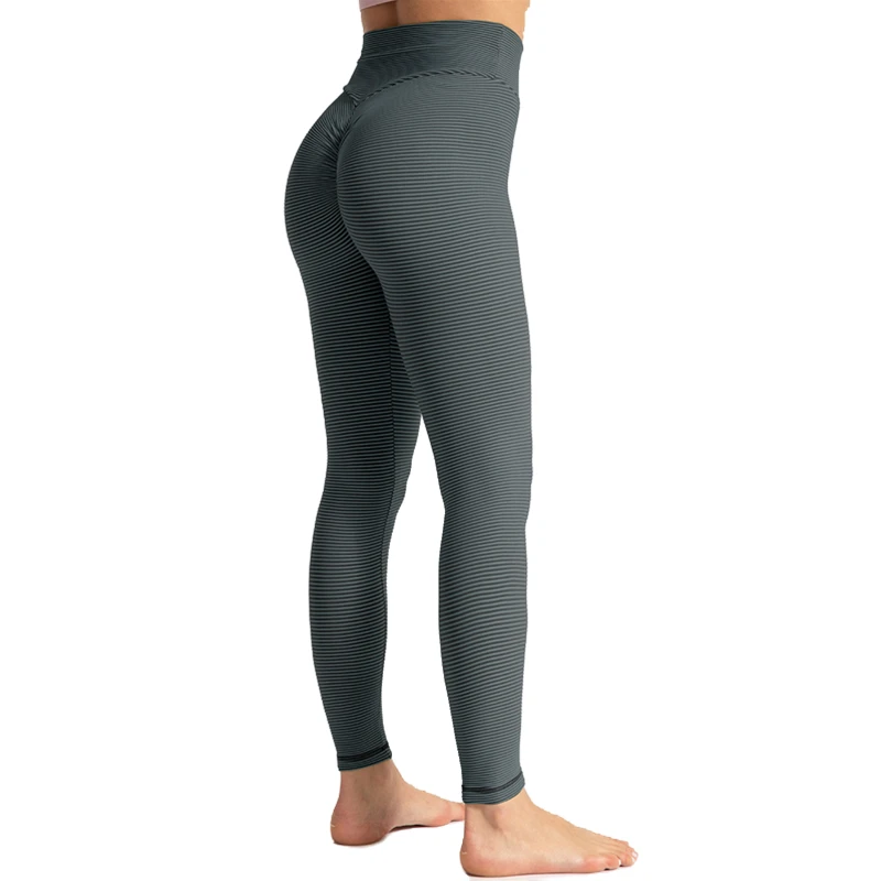 Бесшовные Леггинсы вязаные влагопоглощающие женские спортивные тренировка Бег