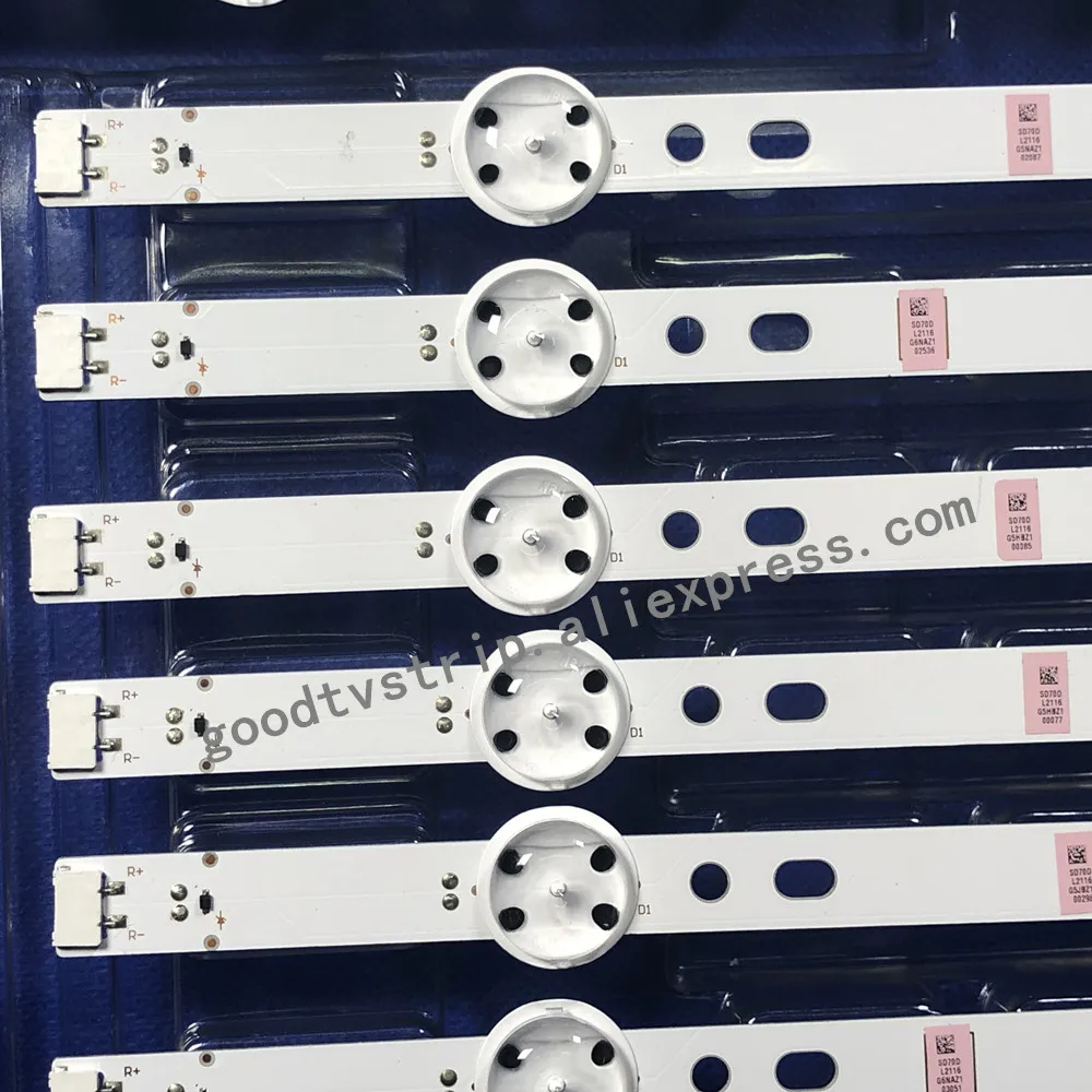 New 12 PCS/set LED backlight strip for D70-D3 SVG700A09_REV07_6WICOP_L_151022(D70FHD) SVG700A09_REV07_6WICOP_R | Лампы и освещение