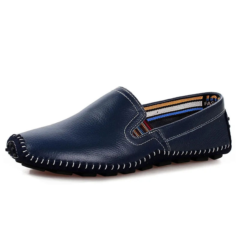 

2020 Spring and Autumn New All -match Lazy Pedal Moccasin -Gommino Large Size Men 's Casual Shoes Set Foot Driving Shoes 38 - 47