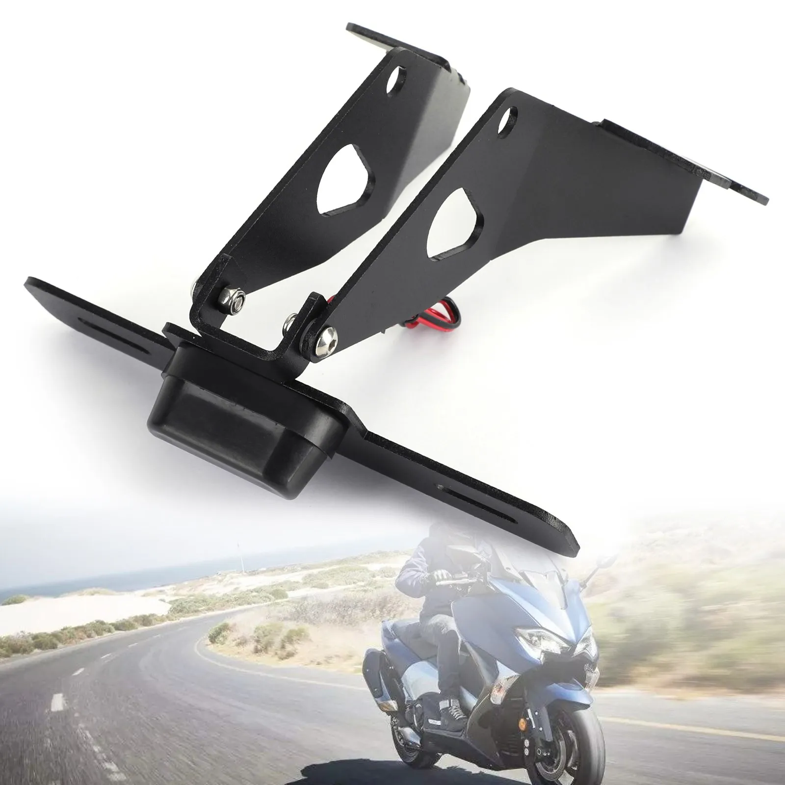 

Areyourshop для Yamaha T-Max 530 DX/SX 2017-2018 мотоцикла CNC Fender Eliminator номерной знак держатель аксессуары для двигателя