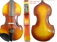 hand made baroque style brown color electric violin 44 acoustic violin 11699