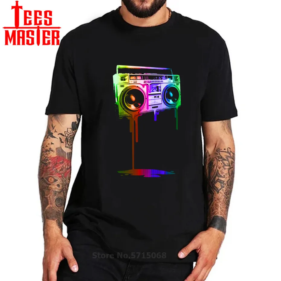 Винтажный плавильный Бумбокс Мужская 3D футболка Good Memory ретро-Футболка tops harajuku