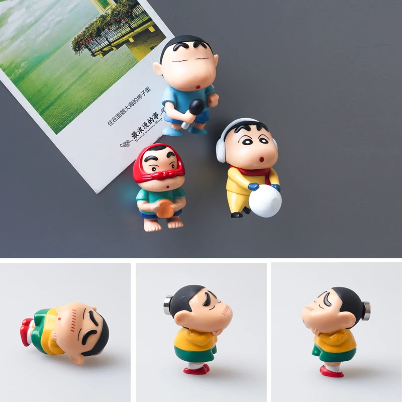 Новый crayon маленький новый холодильник мультфильм аниме Япония и Южная Корея 3D