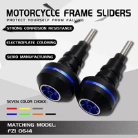 hot high quality motorcycle crash protector cnc engine cover frame sliders for fz1 fz1n 2006 2014 07 08 09 10 11 12 13