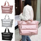 Женская спортивная сумка для спортзала, дорожная сумка-мессенджер, черная сумка через плечо