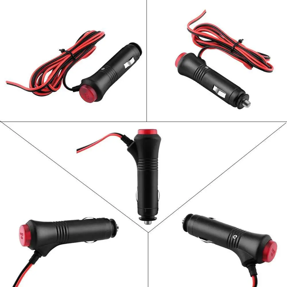 2019 автомобильный мотоцикл прикуриватель адаптер питания штепсельный кабель с