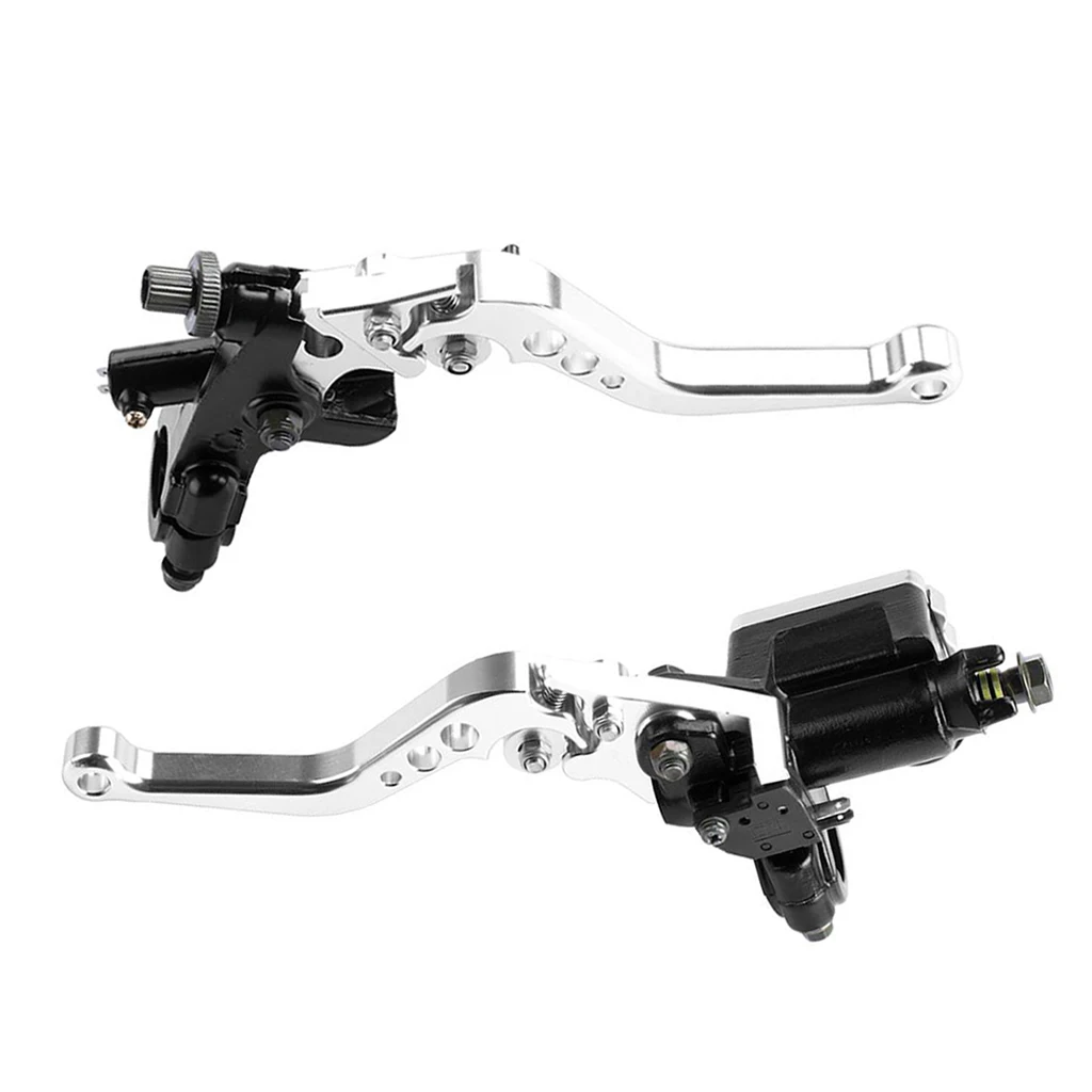 

1 Pair 7/8'' Universal Motorcycle Hydraulic Brake Lever Master Cylinder Lever