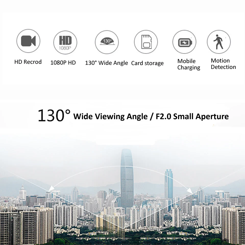 1080P HD мини камера диктофон полицейский корпус мотоцикл велосипед циклическая