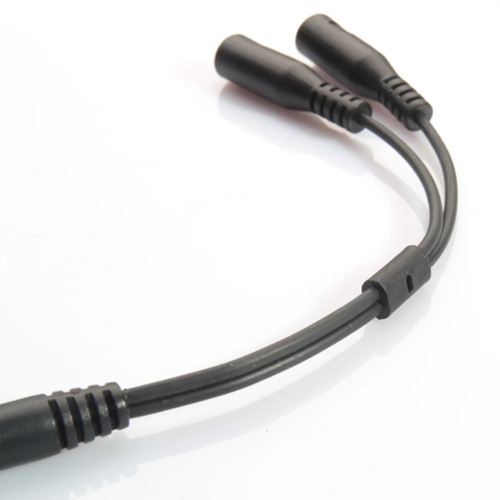 

3.5mm Microphone Adapter Cable Audio Stereo Mic Converter Cord Two 3-Pole TRS Female To One 4-Pole TRRS Male Plug For Smartphone