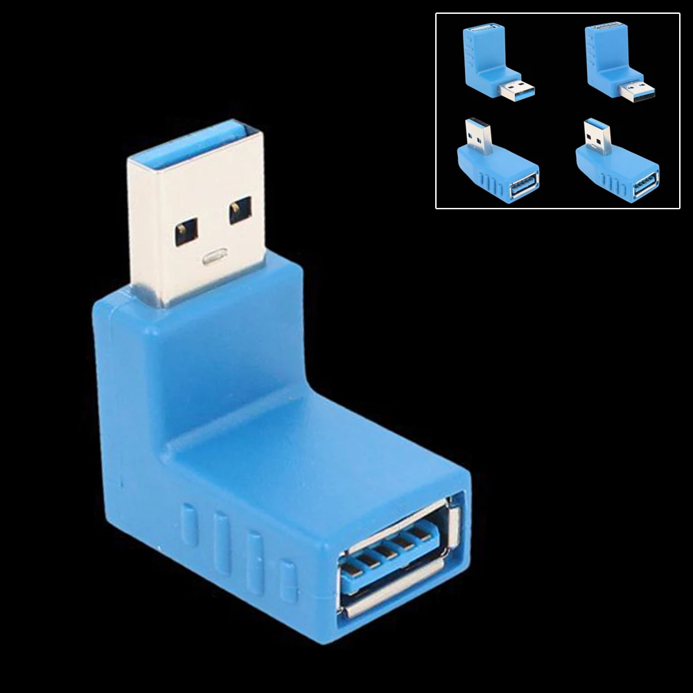 

USB 3.0 Adapter A Male to A Female Extension Adapter USB3.0 AM to AF Coupler Connector Extender Converter for Laptop PC Mic