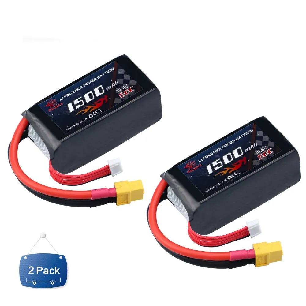 lipo battery pack 1500 мач 50c 4s 148 в с разъемом xt60 для р