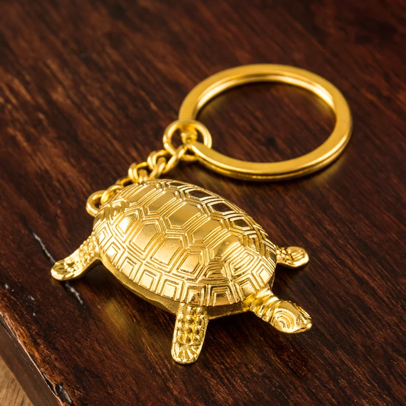 

Vintage little tortoise statue keychain pendant home office desk decoration ornaments gift DIY accessories