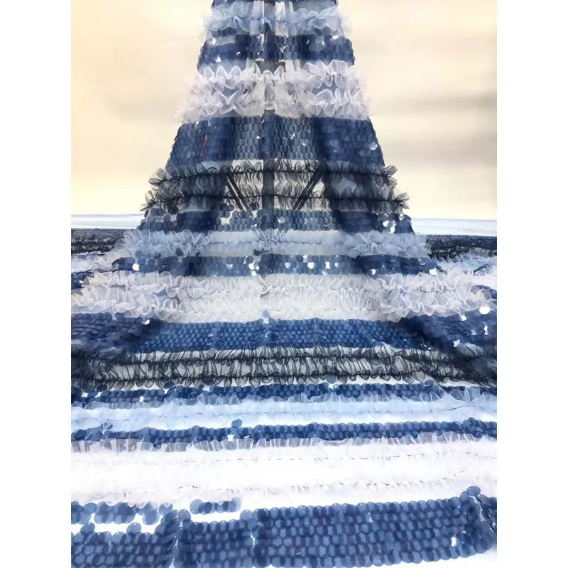 

African Lace Fabric 2020 High Quality Soft Polyester New Fabric FLowers Textures Daily Lace For Sexy Dresses Free Shipping