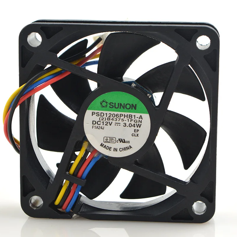 

Для Jianzhun 6015 psd1206phb1-a 12V 3,04 w Сервер шасси с маленьким вентилятором