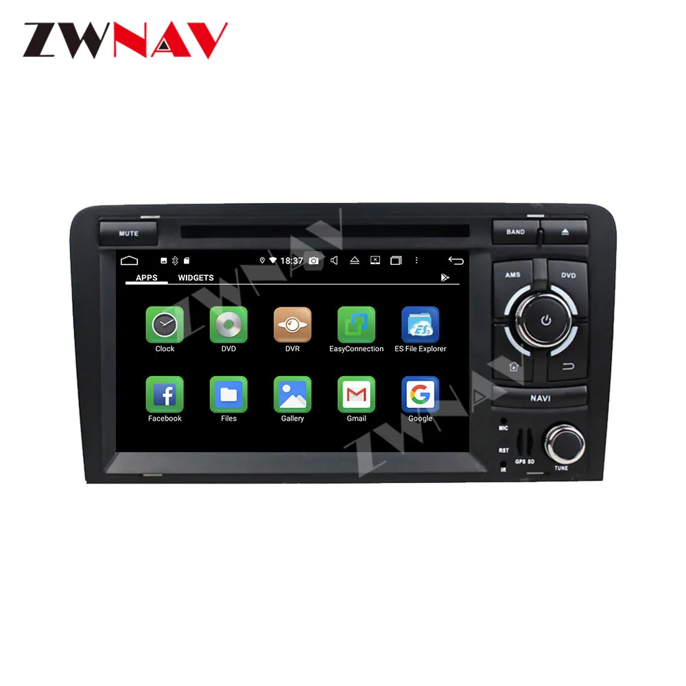 DVD-плеер Carplay 128 ГБ Android 10 для Audi A3 2003-2008 2009 2010 2011 2012 2013 GPS автомобильное радио аудио