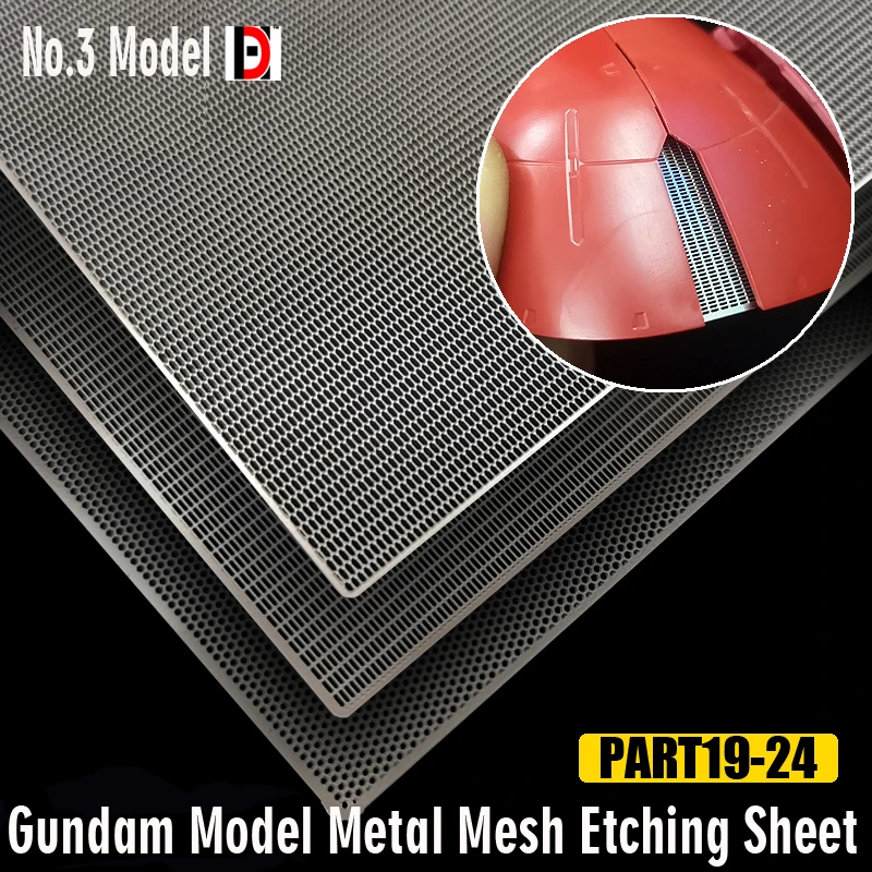 Mecha Model Metal Mesh Etching Sheet Modelling Upgrade Kits Hobby Craft Accessory