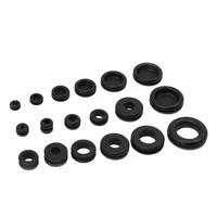 125pcs protect wire electrical cables gasket ring grommet kit tool rubber conductor plugs 18 sizes sealing waterproof assortment