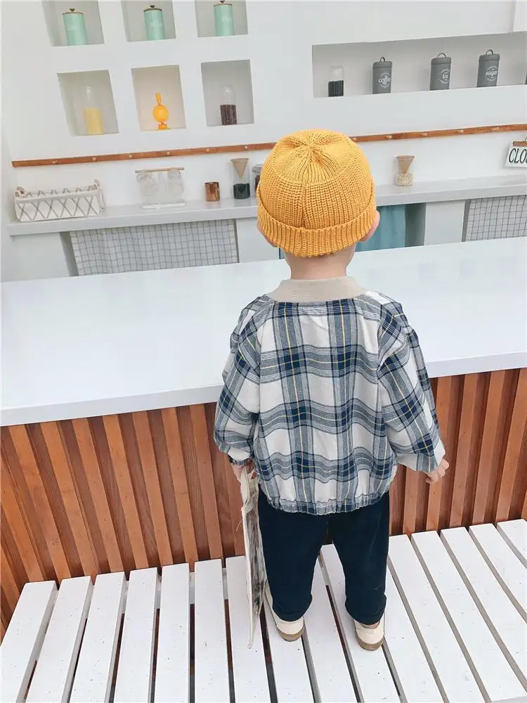 

Childrens Wear Both Sides Baseball Uniform Jackets Boys Spring Korean Style Fashion Jacket Outerwear