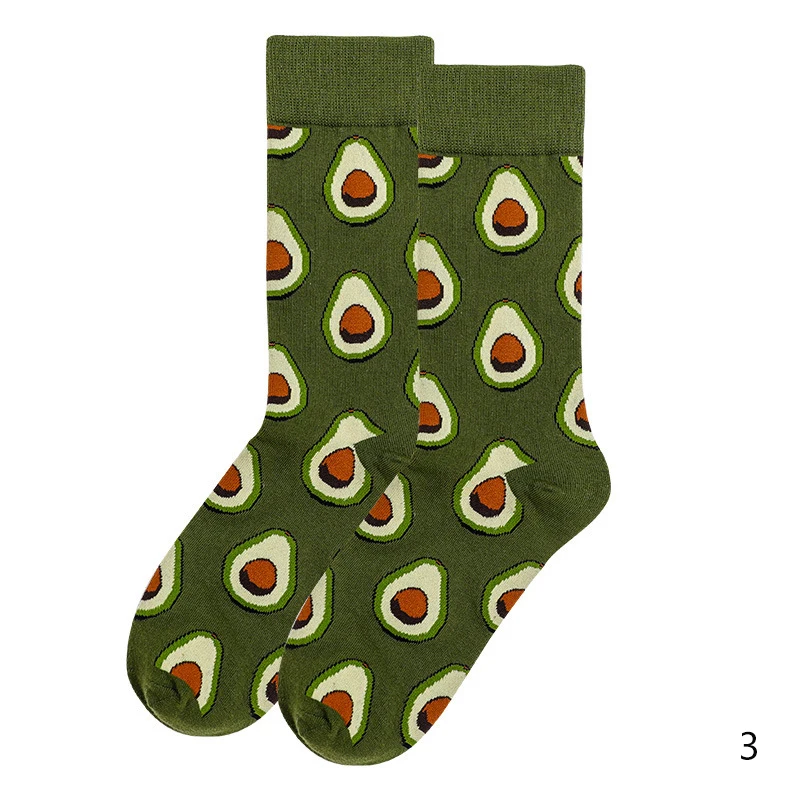 Носки спортивные женские с забавным мультяшным принтом черные синие | Женская