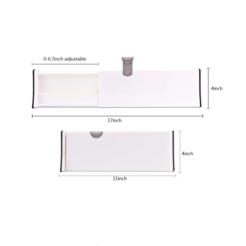 Регулируемые разделители для ящиков выдвижные органайзеры выдвижных с краями