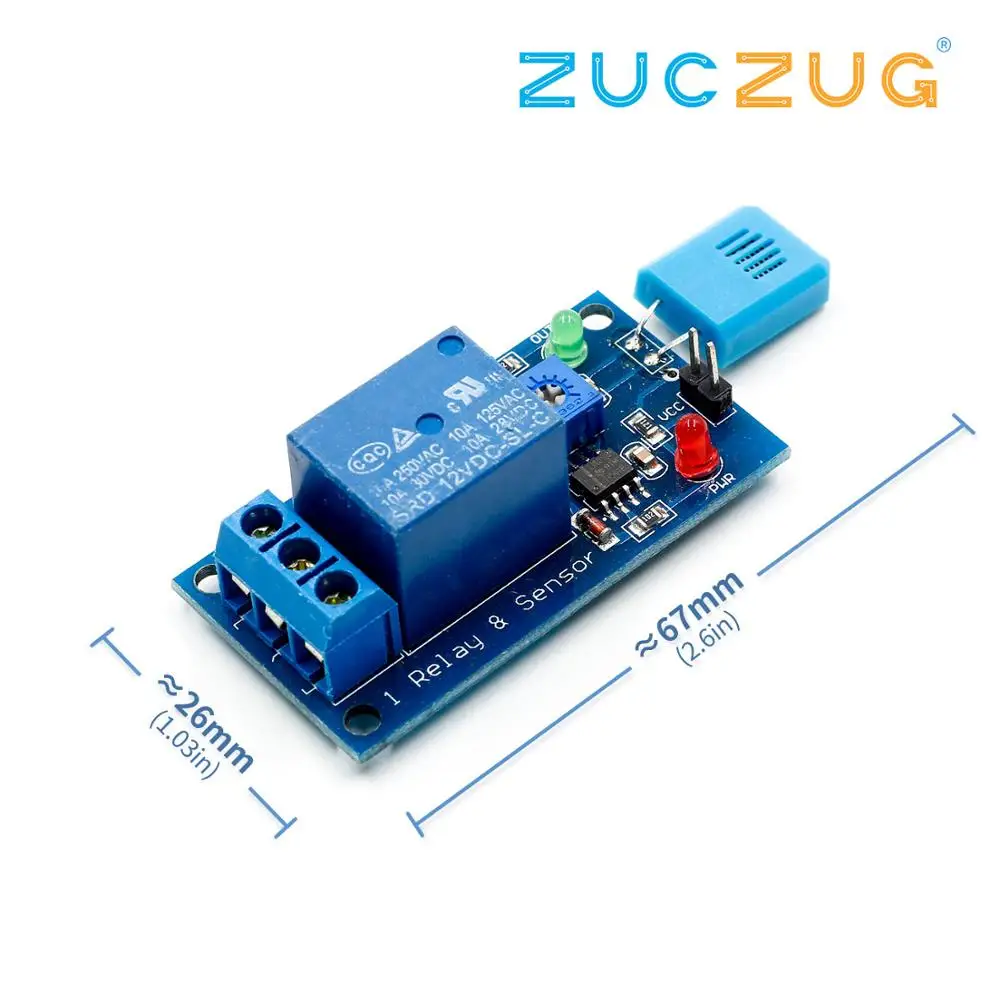 HR202 DC 5V/12V 1 Channal 1CH чувствительный к влажности переключатель релейный модуль
