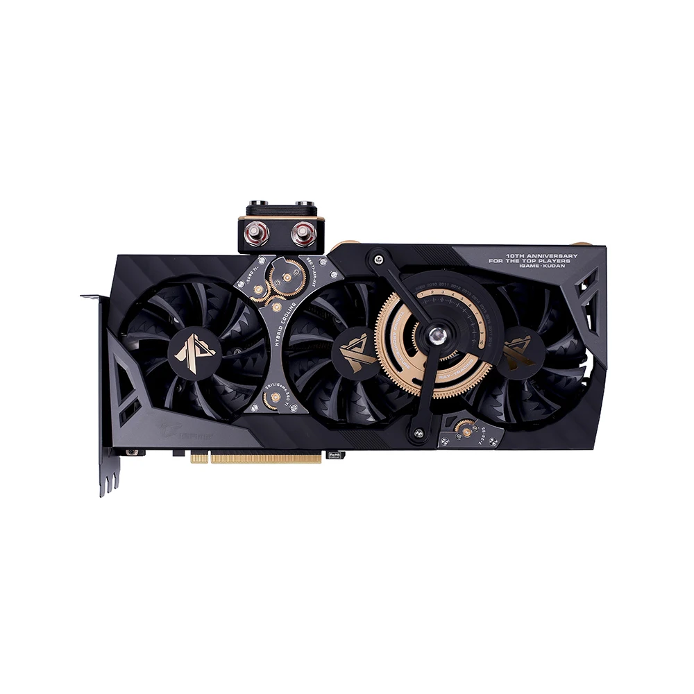 Красочная видеокарта iGame GeForce RTX 2080 Ti Kudan GDDR6 11 GB, графическая карта 1818 MHz, одноклавишная игровая графическая карта GPU