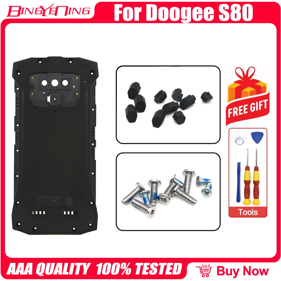 100% Новый оригинал для 5 99 дюймового телефона DOOGEE S80 Батарея задняя крышка Корпус