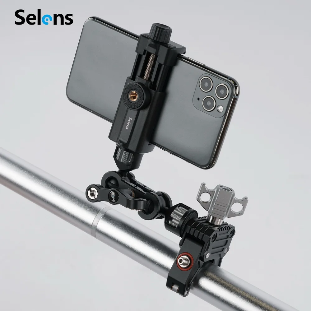 Супер Зажим для краба Selens с шаровой головкой резьбой 1/4 "-20 и 3/8" телефона видео