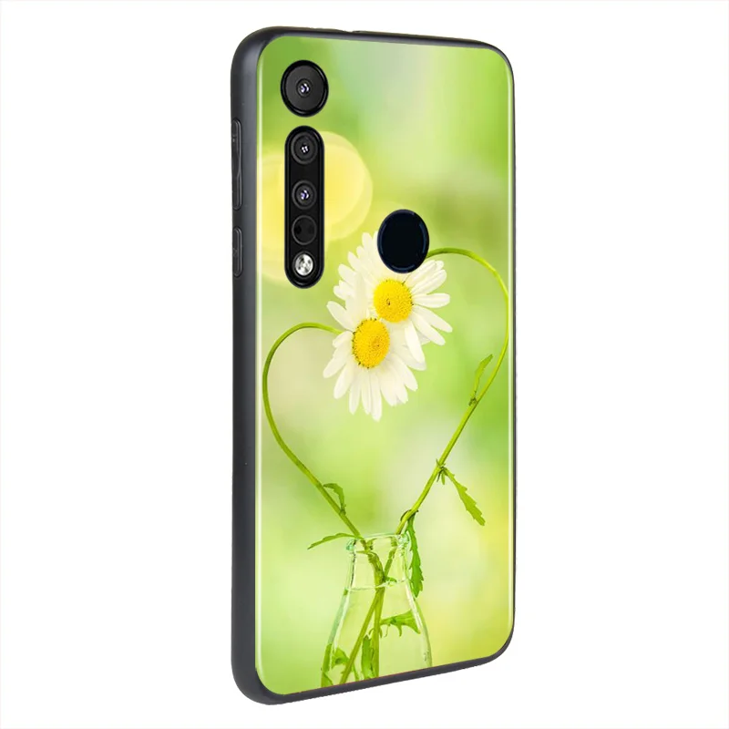 

Daisy Sunflower Floral Flower For Motorola Edge G Stylus 5G G8 G9 Play Power Lite One Huper Marco Fusion Plus Phone Case