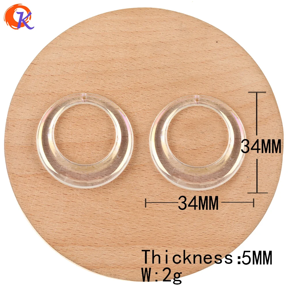 

Cordial Design 100Pcs Jewelry Accessories/Hand Made/Charms/Aurora Effect/DIY Pendant/Beads Making/Earring Findings/Acrylic Beads