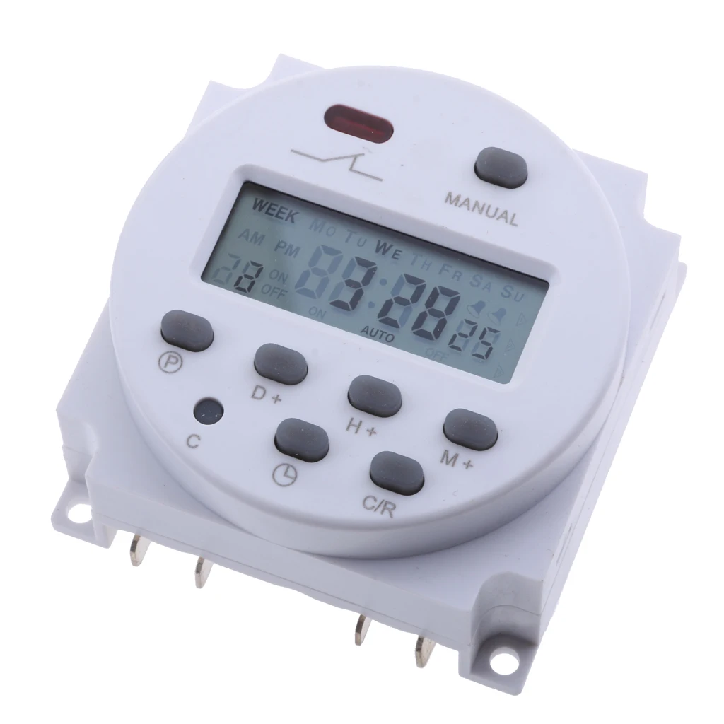 

12V DC LCD Digital Programmable Control Power Timer Time Relay Switch hot, Used widely to control the Led lamp