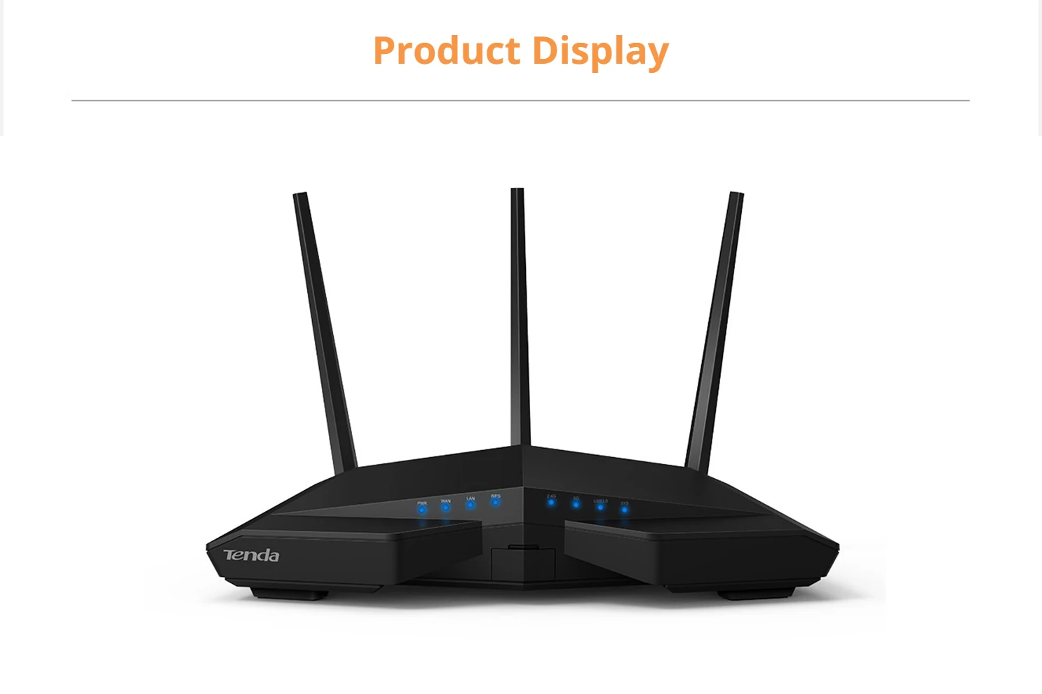 Tenda AC18 1900 Мбит/с двухдиапазонный гигабитный беспроводной WiFi маршрутизатор, WiFi повторитель, 1300 Мбит/с на 5 ГГц, 600 Мбит/с на 2,4 ГГц, USB 3,0