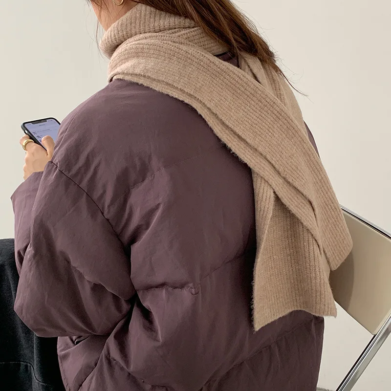 

September2020 Hello winter new han edition loose show thin joker round collar female cotton-padded jacket coat