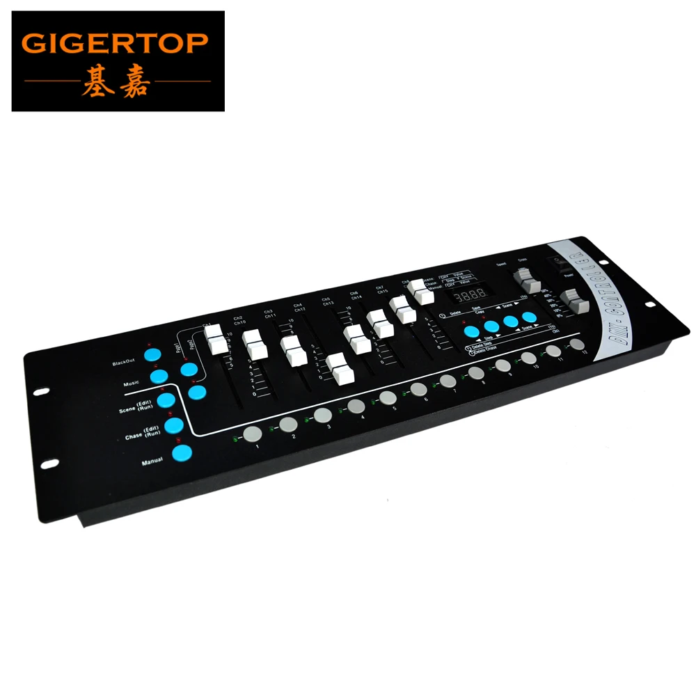 192 controller Gigertop 18x18 Вт RGBWA UV 6в1 пиксельный светодиодный светильник для прожектора 1 м длиной Tyanshine светодиоды индивидуальный DMX вентилятор для управления крутая модель для помещений - Цвет: 192 controller