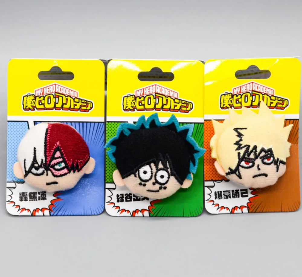 4-15 см My Hero Academy Bakugou Katsuki Todoroki Shoto Midoriya Izuku плюшевый брелок брошь значок с мешком фигурка игрушка TYQQ