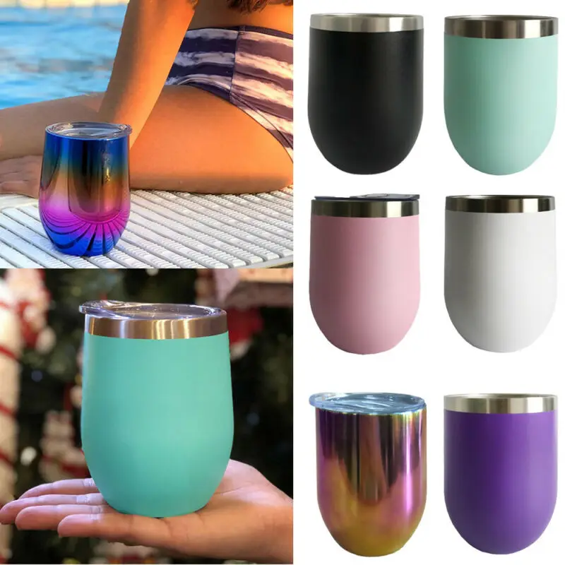 Термос из нержавеющей стали 12 унций термос с изоляцией стразов вакуумная кружка