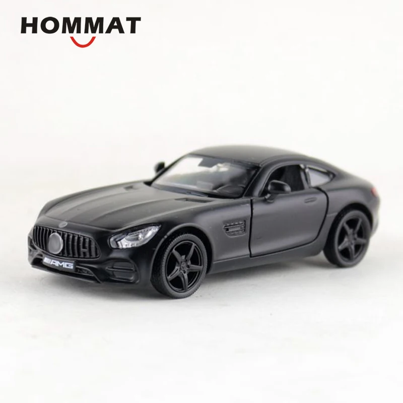 HOMMAT 1:36 Масштаб AMG GTS модель спортивного автомобиля игрушка из металлического