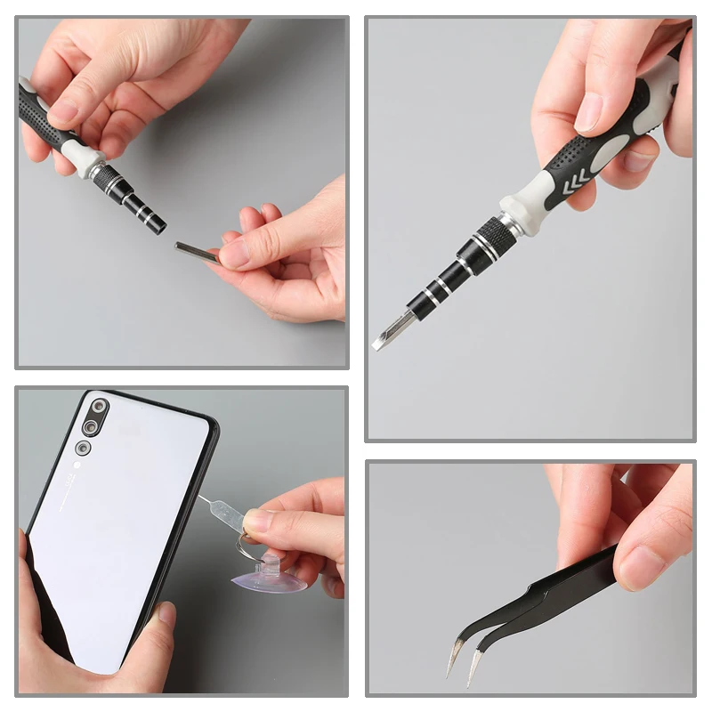 

112 in 1 Screwdriver Set of Screw Driver Bit Set Multi-function Precision Mobile Phone Repair Device Hand Tools Torx Hex