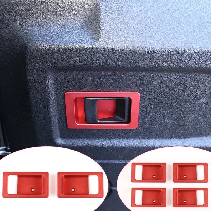 

Для Land Rover Defender 90, 110, 130, 2004-2018, алюминиевый сплав, серебристый, внутренняя дверь автомобиля, декоративная крышка, защитные автозапчасти