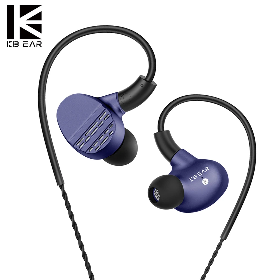 Наушники KBEAR HI7 6BA + 1DD Hybird проводные наушники гарнитура с кабелем MMCX Kb H17 для