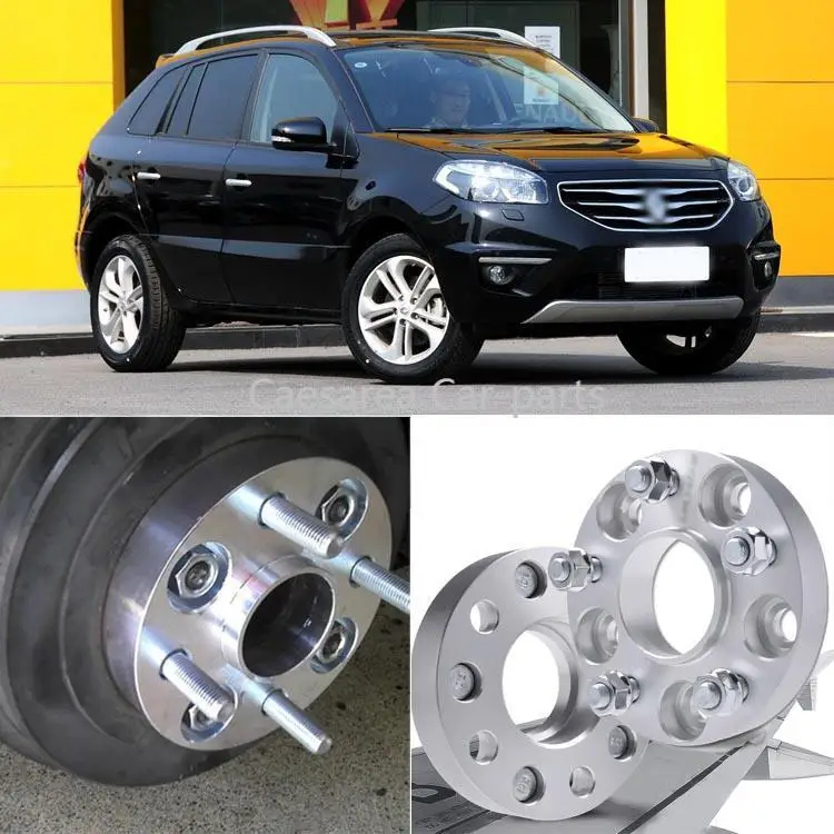 

High Quality Auto Wheel Spacer 4pcs 5X114.3 66.1CB 25mm Thick Hubcenteric Wheel Spacer Adapters For Renault Koleos 2008+