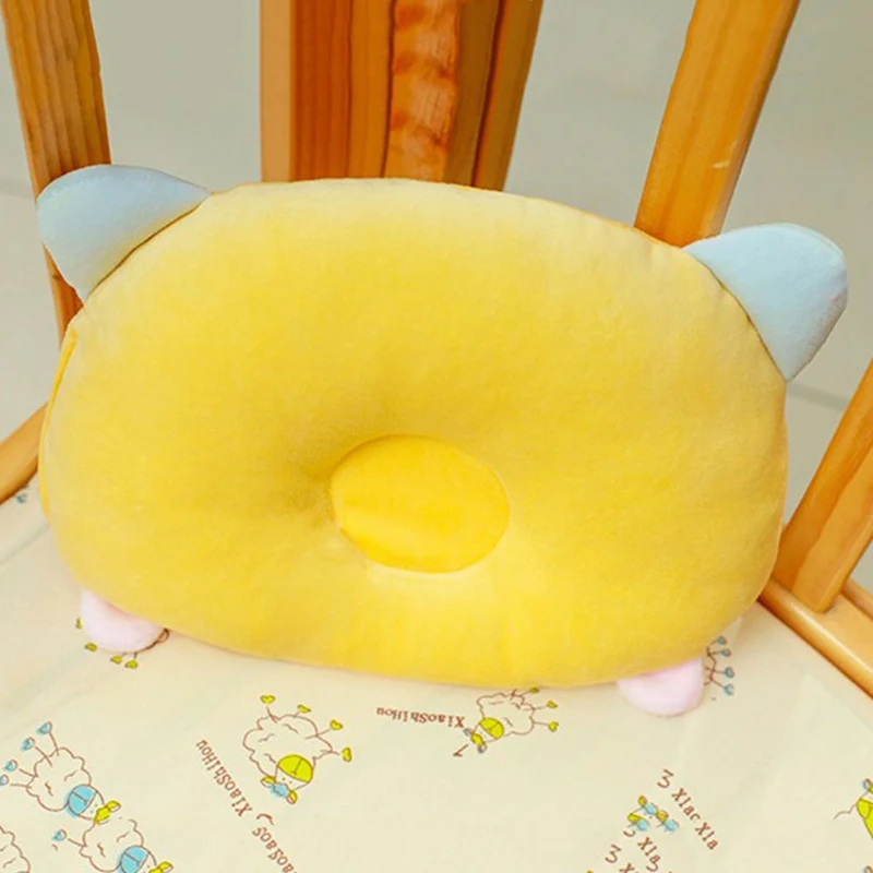 

Newest Newborn Toddler Infant Baby Anti Roll Sleep Pillow Babies Positioner Prevent Flat Head Cushion Lovely Cute Pillows