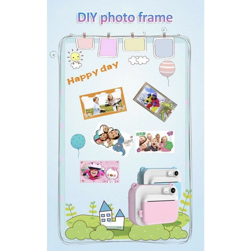 

DIY Digital Instant Print Camera Full Color Prints Child Camera for Children Baby Gifts