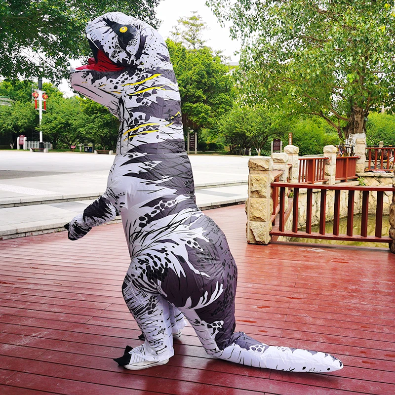 Надувной костюм T-rex рождественские костюмы динозавров на день рождения косплей