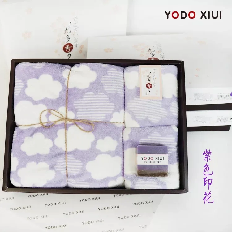 

Soft Velvet Towel Absorbent Thick Couple Gift Set Hair Hand Adults Bathroom Towel Luxury Big Handdoeken Household Goods DG50T