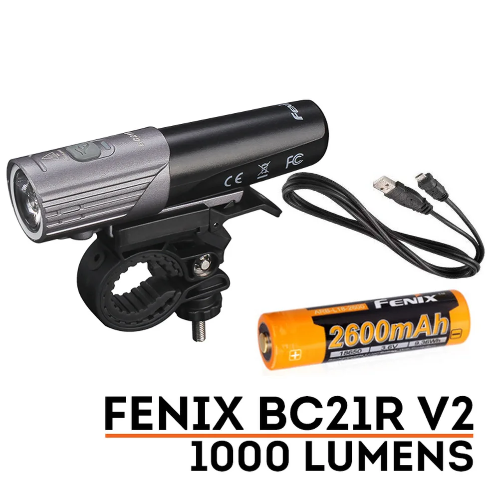 Fenix BC21R V2.0 светодиодный 1000 люмен Перезаряжаемые светильник вес велосипеда