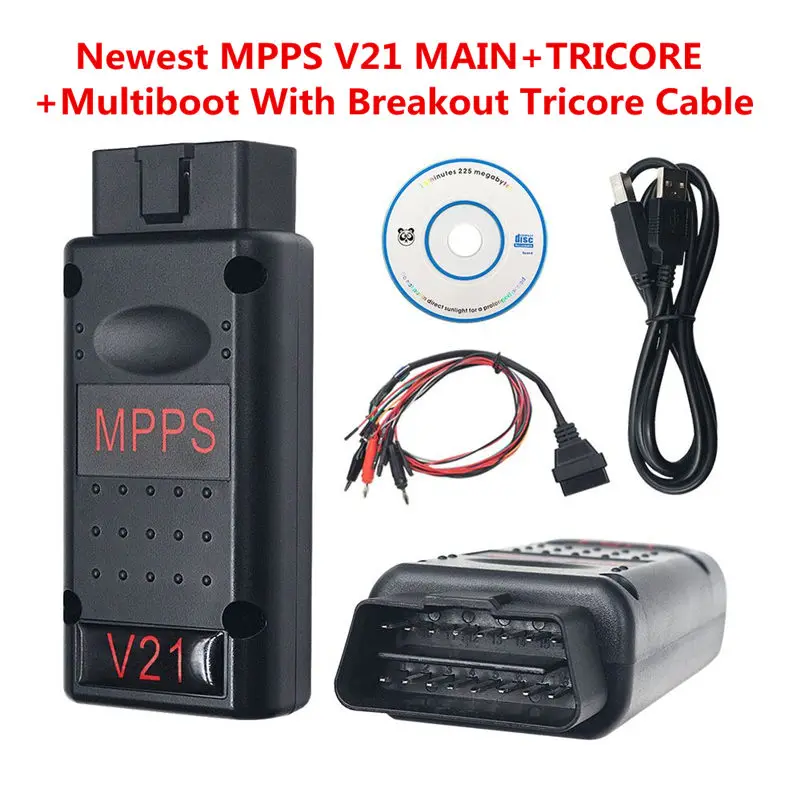 

2021 Newest MPPS V21 MAIN + TRICORE + MULTIBOOT Ecu Chip With Breakout Tricore Cable MPPS V21 MPPS V18 ECU Chip Tuning Scanner