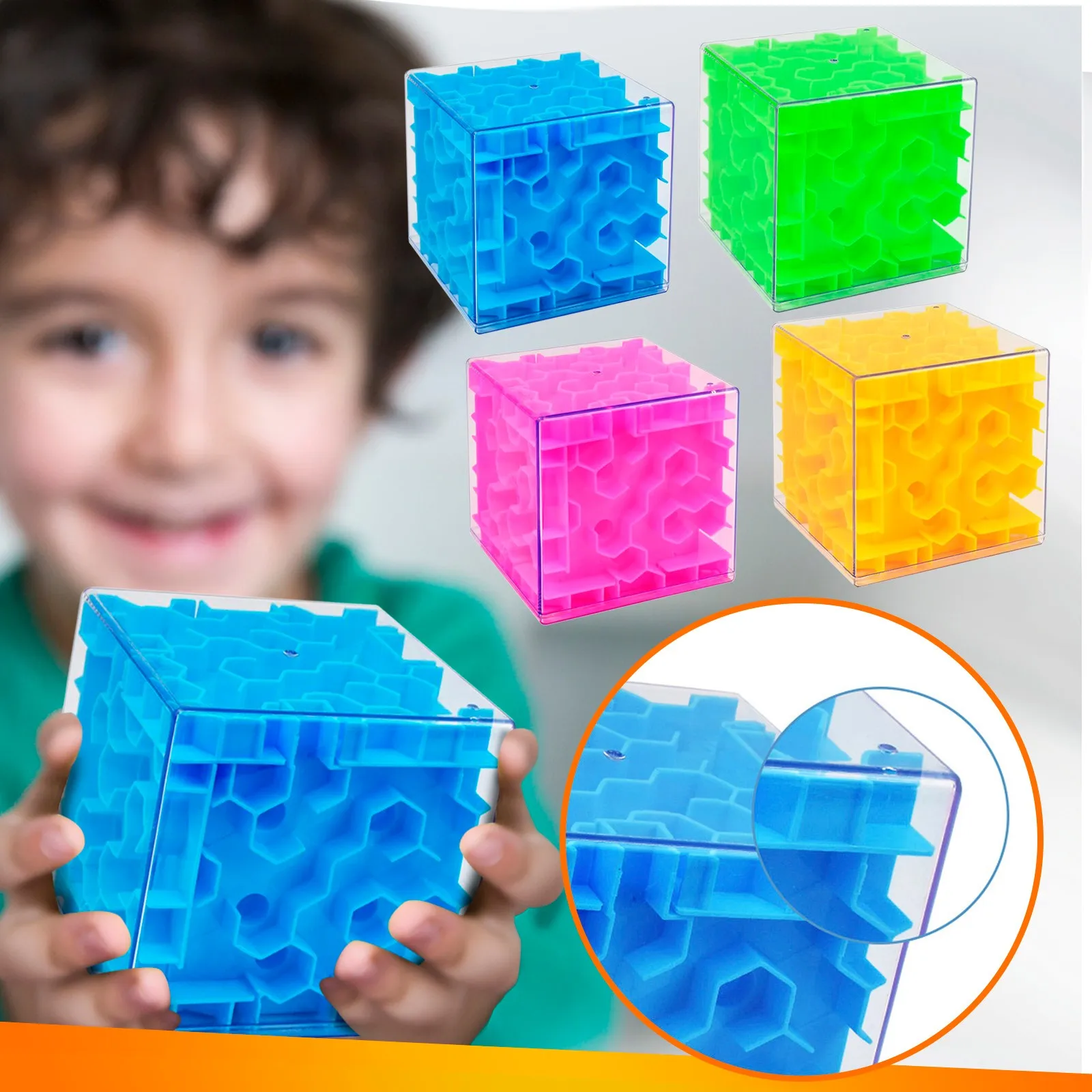 

3D Gravity Memory Order Labyrinth Ball Educational Toy Gift for Children Adult Challenge Game Decompression Toy кђбик 40*