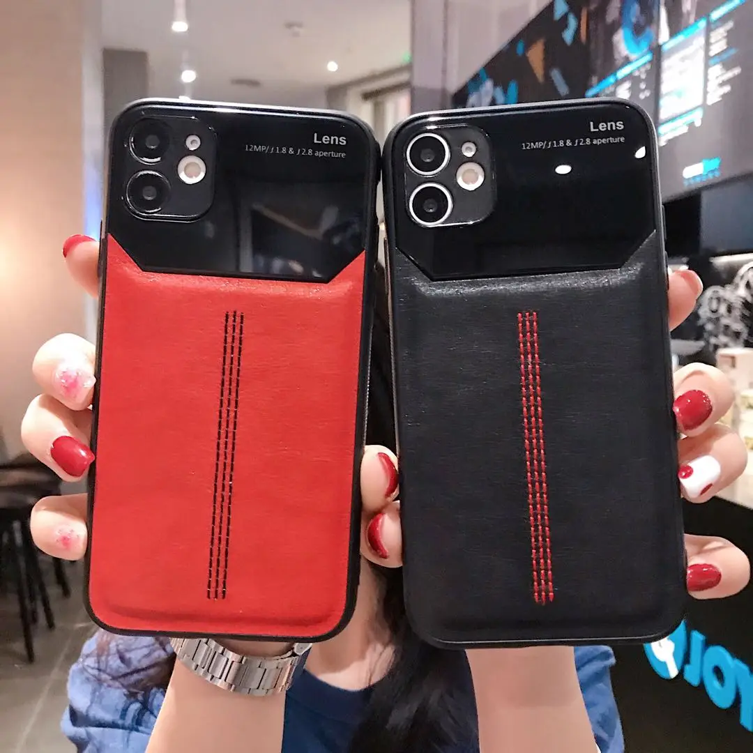 Роскошный кожаный чехол для телефона в форме спортивного автомобиля Apple Iphone 11 Pro