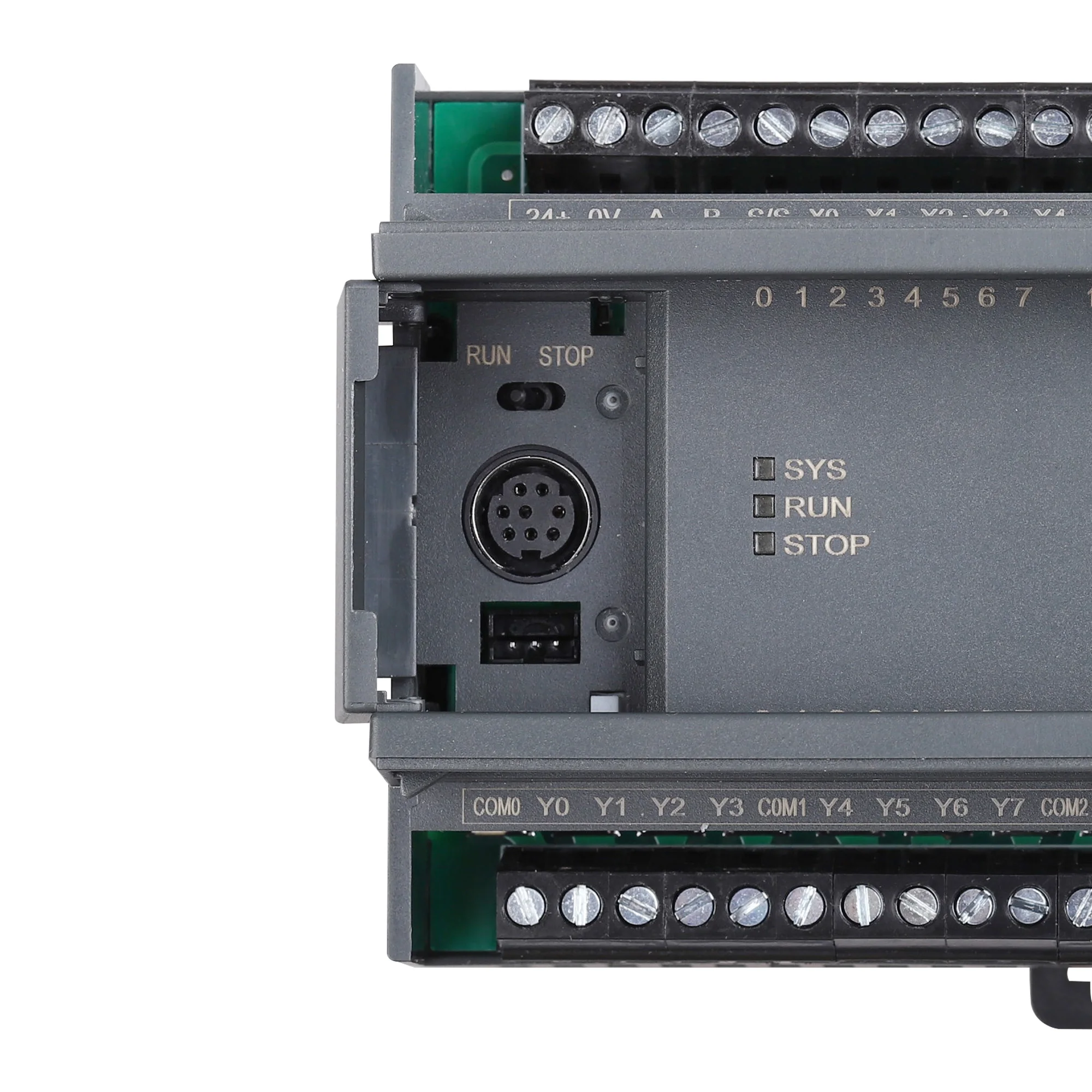 Новый совместимый кабель MELSEC FX2N PLC 2AI/1AO 16DI/10DO MODBUS с функцией Mitsubishi бесплатной